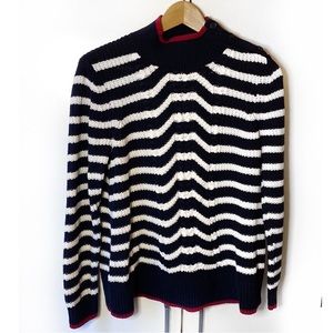 Loft striped cotton sweater